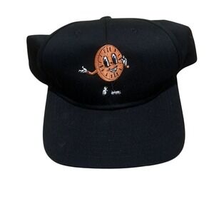 Marvel Mens Black Loki Miss Minutes Embroidered Snapback Cap Adjustable